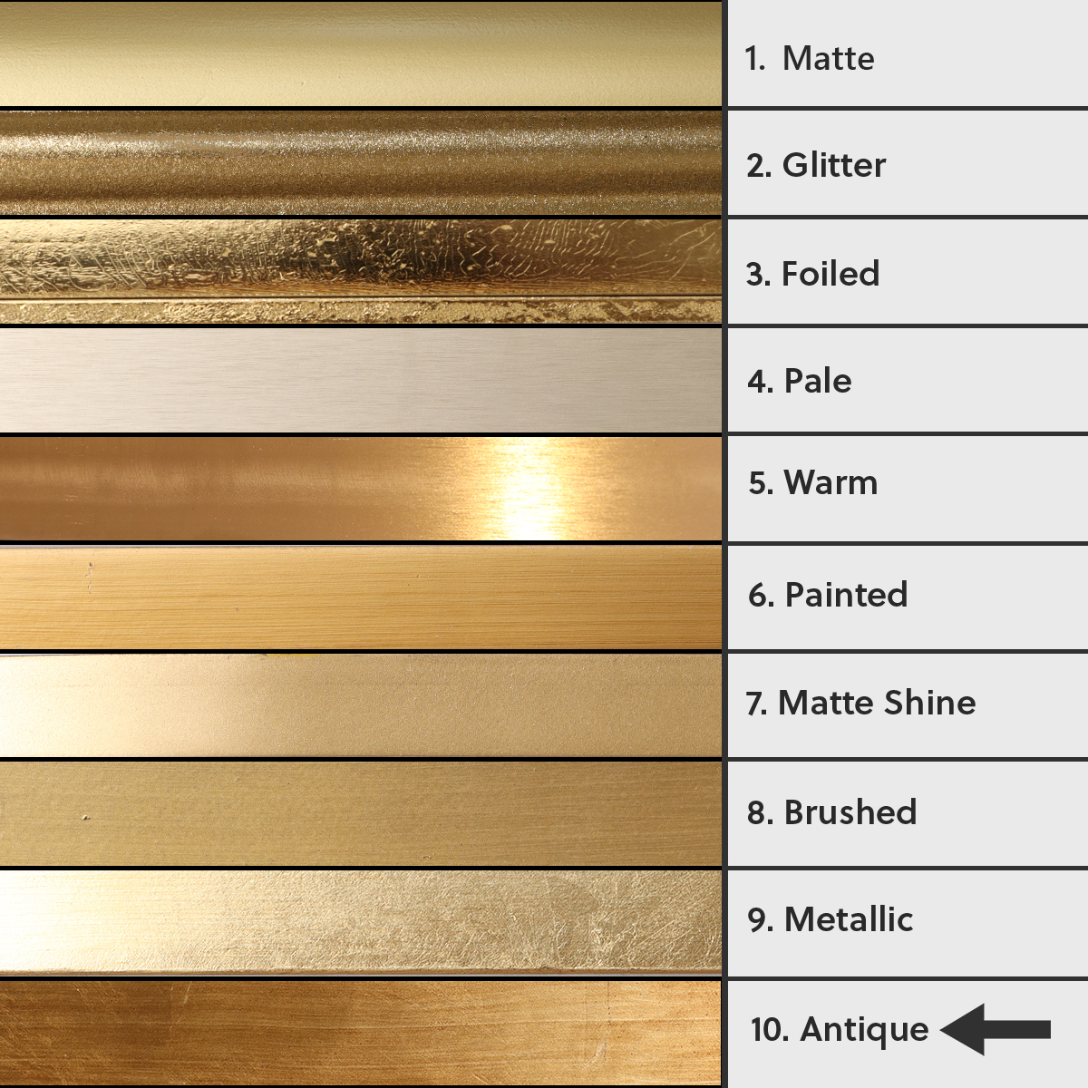 Large Arched Ornate Edge Gold Mirror 80cm x 50cm