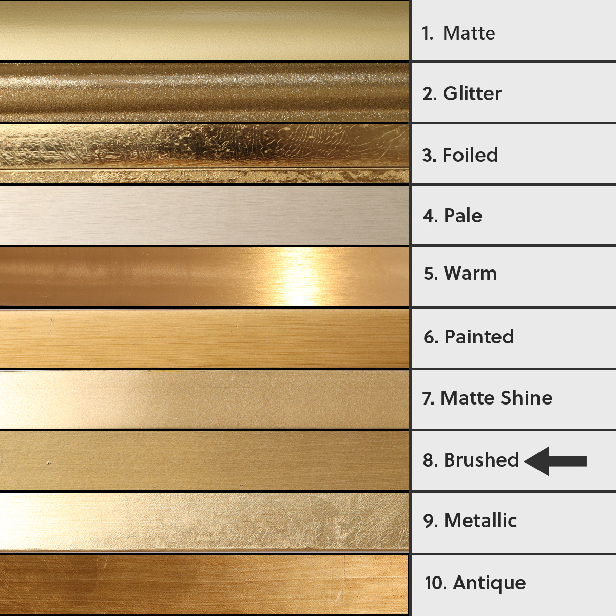 Large Round Brushed Gold Mirror - 88cm x 85cm