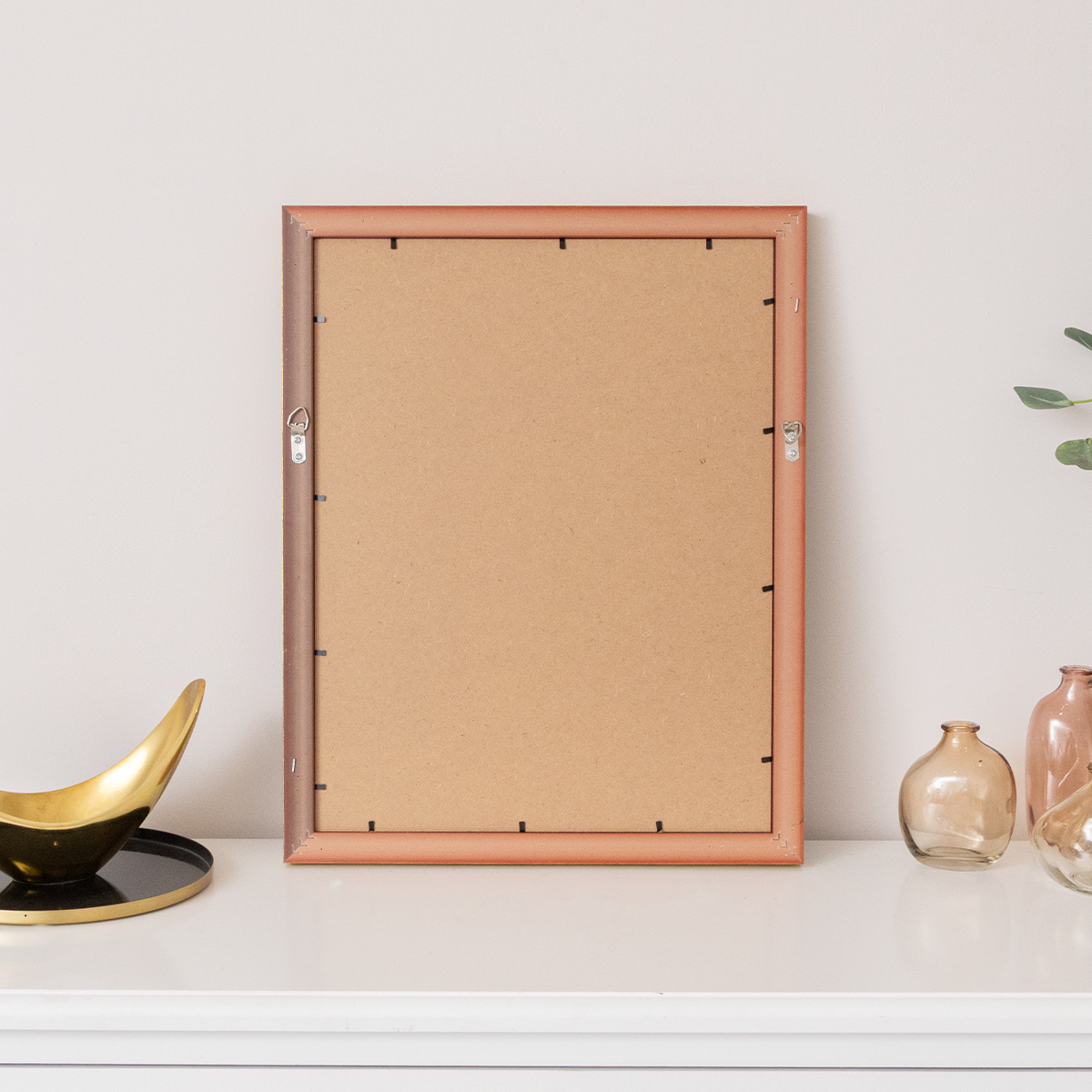 Textured Watercolour Teacups Wall Art Print with A Gold Frame - 40cm x 50cm